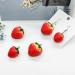 Delicate Resin Strawberry Earrings Simulation Fruit Earwears for Any Occasion - Buy Online on SooperMarket.com