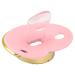 Baby Pacifier Built-in Silicone Material Portable Silicone Pacifier with Closed Loop for Home Pink