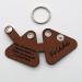 Copter Farm Dog Collar Bag | Personalized Engraving | Art & Real Leather | Durable Brown Triangle Design for Dogs - Buy Online on SooperMarket.com