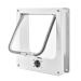 4-Way Locking Cat Door White Large