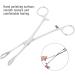 Professional Surgical Steel Sponge Tweezers for Upper Lip Navel Nose Tongue & Septum | Stainless Steel Precision Tools - Buy Online on SooperMarket.com