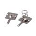50 Pairs AA Or AAA Batery Positive to Negative Conversion Silver Tone Metal Spring Contact Nickeling Plate Replacement