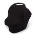 Simka Rose Car Seat Covers for Babies- Nursing Cover Breast Feeding Essentials & Baby Necessities-CATEATROST Roller Combos Infant Boys and Girls- Baby Registry Breast Feeding Must First Time Mom Black
