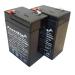 PowerStar (2 6V 4AH Replacement CA640 for UPS Battery for Compatible with APC RBC1