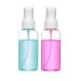 Symbah Small Spray bottle 50ml atomiser empty clear fine mist plastic Refillable spray bottles for Traveling Make-up Skincare Cleaning Liquids (3 PCS) with Funnel