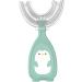 U-Shaped Toothbrush for Kids - Silicone Baby Toothbrush for Effective Mouth Cleaning | Eco-Friendly Green Design - Buy Online on SooperMarket.com