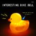 2Pcs Yellow Duck Car Ornaments - Squeeze Duck Dashboard Decorations with Propeller Helmet - Wonuu Rubber Duck Bicycle Horns for Fun and Safety - Buy Online on SooperMarket.com