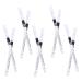 CIMAXIC 24pcs eyeliner pencil white accessories highlight makeup Eye Makeup Tool Wooden pole gel woman