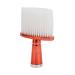 Neck Hair Cleaning Brush Electroplating Handle Flat Bottom Neck Dust Brush Firm Sturdy for Home for Barber Shop