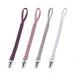 Pacifier Clip,SUGEE Universal Braided Pacifier Holder Leash Teething Ring Holders for Boys and Girls,Soothie by Hand-Made Braided 4pack Purple purple 4 pack