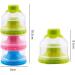 Portable 3-Layer Formula Dispenser for Travel & Outdoor Activities - Milk Powder & Snack Storage Container for Nighttime Nursing - Buy Online on SooperMarket.com