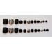 Decorative nail pieces new toenails and toenails with white toenails finished products of wearable nail pieces. - Buy Online on SooperMarket.com