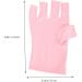 minkissy 10 Pairs Nail Gloves Uv Gloves Pink Gloves Hand Gloves for Protection Manicure Gloves Protective Gloves Gloves Accessories Polyester Miss - Buy Online on SooperMarket.com