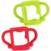 ibasenice 8 Pcs Silicone Bottle Handle Silicone Bottle Handle Bottle Grip Handle Nursing Bottle Handle Bottle Handles Milk Child Feeding Bottle 13.00X7.00X6.50CMx4pcs Assorted Colorx4pcs - Buy Online on SooperMarket.com