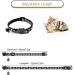 Hepplly 2-Pack Quick Release Reflective Cat Collars with Bell - Black Kitten Collars for Safe Stylish Pets | International Shipping Available - Buy Online on SooperMarket.com