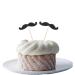 Luzhengyang 20pcs Mustache Stick Cupcake Birthday Wedding Cake Topper - Buy Online on SooperMarket.com