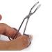 Lurrose Stainless Steel Eyebrow Tweezers Scissors - Professional Slant Tip Tweezer for Hair and Eyebrows, Silver - Buy Online on SooperMarket.com