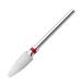Fantexy 3/32" Ceramic Nail Drill Bit - Remove Acrylic Hard Gels Quickly and Safely White Ceramic Cone File Bit for Nail Art Manicure Pedicure Gel Cuticle Clean(Fine - F)