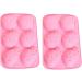 NAMOARLY 2pcs Easter Egg Pastry Chocolate Candy Mold Ice Cube Mould Silicone Cake Molds Embossed DIY Sugar Mold Egg Dessert Baking Bunny Ice Cube Mold Fondant Cake Mould Biscuit Pudding - Buy Online on SooperMarket.com