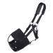 QHP grazing mask with nostrils size:Shetty color:black Shetty black