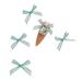 10x/Set Organza Bowknot Nail Black White Nails Art Nails Art Decoration Nail Supplies For Salons 10x Nail Nails Art Champagne Organza Bowknot Nail Multi-Color