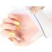 EBANKU Semi Cured Gel Nail Strips - Long Lasting Waterproof Nail Polish Wraps in Yellow and Orange | Includes Cuticle Stick, Nail File, Wipes - DIY Gel Nail Stickers - Buy Online on SooperMarket.com