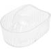Acrylic Soften Dead Skin Clean Nail Manicure Wash Soaker Tray Nail Art Hand Wash Remover Soak Bowl Hand Soaking Bowl for Beauty Salon (Transparent) - Buy Online on SooperMarket.com