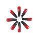 Handcess Coffin Glossy False Nails - Long Black and Red Ballerina Press-On Nails Gradient Acrylic Art Full Cover (24PCs) for Women & Girls - Buy Online on SooperMarket.com