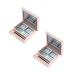 NOLITOY 6 Pcs Empty Eyeshadow Pans - DIY Pink Eye Shadow Palette & Organizer | Magnetic Makeup Tray for Highlighter & Lip Balm - Buy Online on SooperMarket.com