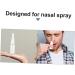 30 Pcs Rhinitis Spray Bottle Set | Clear Travel Nasal Spray Pump Bottles | 10.2x2.7cm | Silver - Pack of 3 - Buy Online on SooperMarket.com