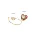 Gold Baby Pacifier Set - Rhinestone Covered Lightweight Pacifier for 6-18 Months (Letter C) - International Shipping Available - Buy Online on SooperMarket.com