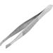 High-Quality Silver Eyebrow Tweezers - 9 cm Carbon Steel Inclined Tip for Precision Hair Removal - Buy Online on SooperMarket.com