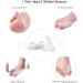 Hallux Valgus Corrector - 8 Pieces Gel Toe Separator Set for Pain Relief and Alignment - Ideal for Diabetic Feet - Men and Women - Buy Online on SooperMarket.com