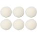 Fabric Softener Ball Skin Friendly 6 Pieces Static Reduction Safe Reusable Wool Drying Balls Bag Packed for Clothes (6cm) - Buy Online on SooperMarket.com
