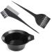 Hair Dye Coloring Set Hair Dye Comb Brush with Mixing Bowl Hair Coloring Applicator Comb Set DIY Salon Tool