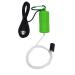 Air pump Aquarium USB Mini Oxygen Pump quiet oxygen pump energy saving oxygen bubbler with air stone and single outlet silicone hose 1W light green