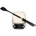 Aisto 18 Inch Riding Crop with Double Slapper | Leather Equestrian Jump Bat in Black Purple - Buy Online on SooperMarket.com