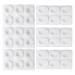 FOMIYES 6Pcs Feet Corn Cushions Callus Removers Toe Corn Treatment Pads Self- adhesive Callus Stickers Foot Care Cushions Toe Protectors Reduce Foot and Heel Pain (White)