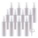 ZEOABSY 12 Pieces 100 ml White Lotion Bottles with White Pump 100ml Empty PET Plastic Lotion Pump Bottle Cosmetic Gel Travel Container for Cosmetic Make up Cleaning + 2 x Funnel Red 100ml