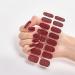 8 Sheets 128 Pieces Full Cover Nail Art Stickers - Self-Adhesive Solid Color Strips for Women | Real Nail Polish Decal Strips - International Shipping Available - Buy Online on SooperMarket.com