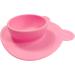 Wrapables Silicone Placemat & Suction Food Bowl Set for Baby - Pink Bear (Large) - Buy Online on SooperMarket.com