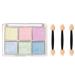 Chrome Nail Powder Shiny Nail Glitter Powder Nail Art Pigment Powder Set for DIY Nail Decor 6 Colors