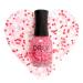 Orly Nail Polish 'Crush' | Valentine's Day Red and Pink Nail Lacquer | Confetti Glitter Top Coat for Nails 0.6 fl oz