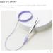 BELLIFFY Tweezers Silicone Bracelet Lash Tweezers Bracelet Lash Tweezer Wristband Professional Tweezers Useful Lash Tweezer Makeup Lash Applicator Pro Tools Eyelash Tools Purple - Buy Online on SooperMarket.com