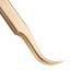 Ms. Queen Golden Curved Tweezers Set for 2D-6D Volume & Individual False Lashes - Precision Tweezers with PU Storage Case - Buy Online on SooperMarket.com