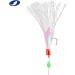 Fishing Rigs 6 Hook Set Rainbow Skin Silk String Hook Lure Bait Rig Tackle - Available in 5/10/25/50/100 Packs - Buy Online on SooperMarket.com