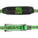 60ft Slackline Kit with Training Line, Tree Protectors, High Grade Ratchet, Arm Trainer, Instruction Booklet, Carry Bag - Green | Perfect Slackline Set for Kids and Adults - Buy Online on SooperMarket.com