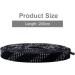 Ice Hockey Skate Laces - Waxed Flat Wide Laces for Enhanced Performance | Durable & Tearproof Black Laces - 1 Pair - Buy Online on SooperMarket.com