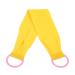 Double Sided Exfoliating Back Scrubber with Coarse Sand | Handle for Body Washing Shower - Yellow - Buy Online on SooperMarket.com