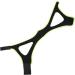 Adjustable Anti-Snore Chin Strap - Breathable Sleep Aid in Black with Fluorescent Green Edge - Buy Online on SooperMarket.com